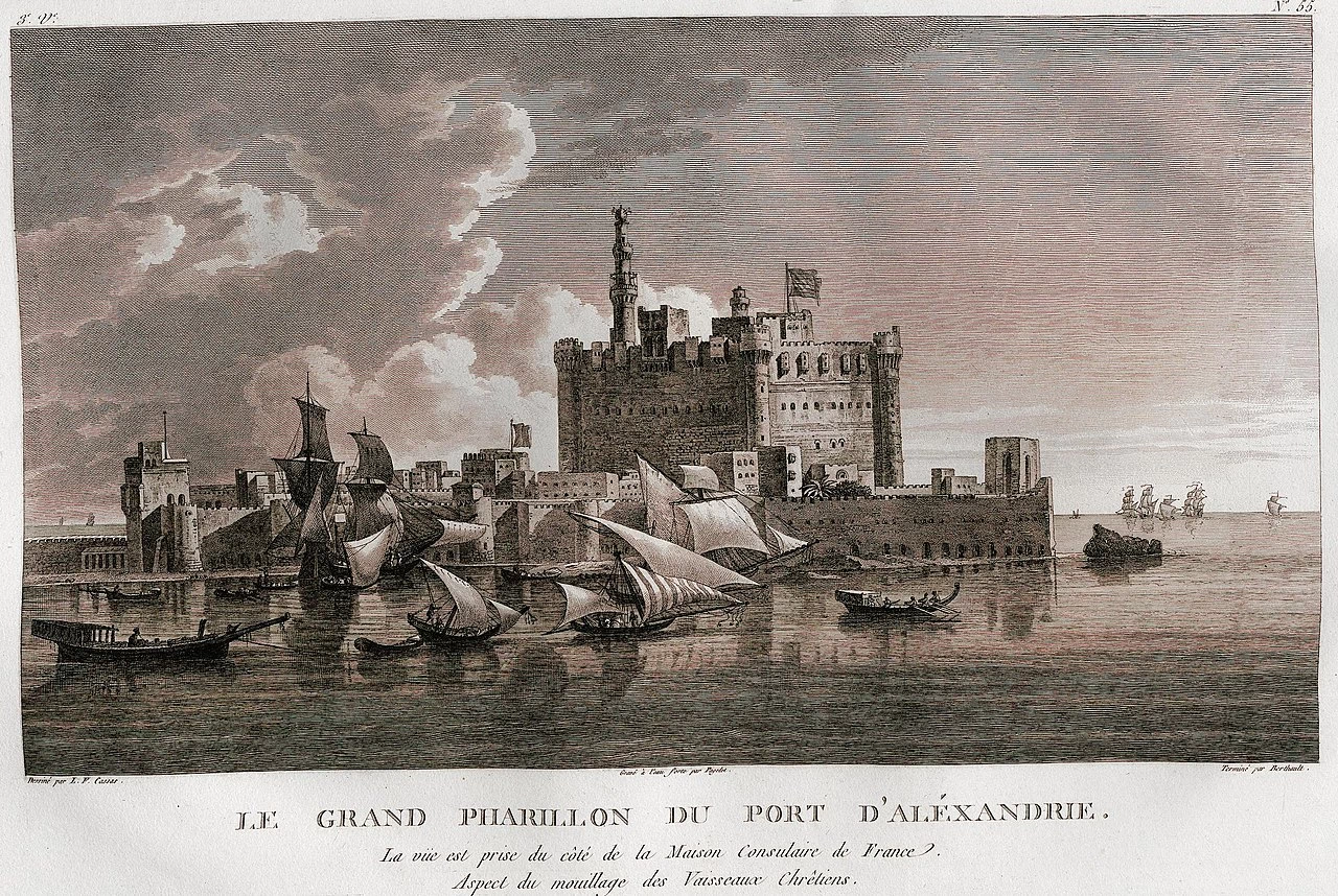 Il Grand Pharillon del porto di Alessandria